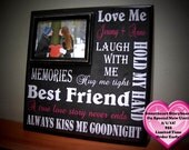 Sweethearts Storyboard, Custom Picture Frame Gift, A True LOVE Story Never Ends, Valentine's Day, Sweethearts, Subway Art