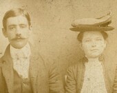 Hip Aughts Couple hat mustache