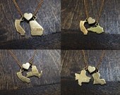 State Loves State - You Choose - Charm Necklace