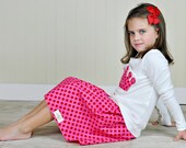 Polka Dot Crown Skirt Outfit  12m 18m 2T 3T 4T 5T