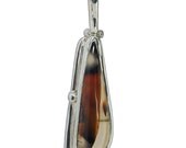 Montana Agate Pendant set in Sterling Silver  pmntf1954