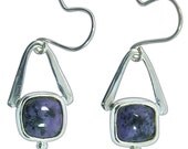 Charoite Earrings set in Sterling Silver  echtd1956
