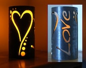 Say it with Love - Decorative Metal Candle Holder