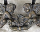 Vintage Drawer Handle Large Cupids