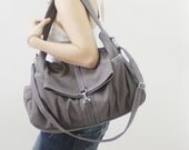 KINIES CLASSIC in Gray - Single Strap Shoulder bag / Cross Body Messenger