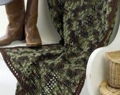 Relaxed Guy Throw - Hand Crocheted