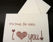 For Reals Valentine Card