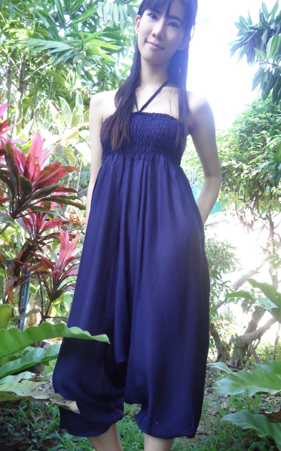 Navy Blue Harem Jumpsuits or Harem Pants