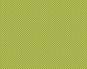 Dainty Blossoms Fabric - Dots Green by Carina Gardner Riley Blake Designer