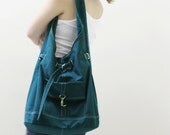 KINIES Starz in Dark Teal - Stylish Hobo Bag/Single Strap Shoulder bag