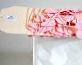 Tiny Hearts Paper Garland Pink