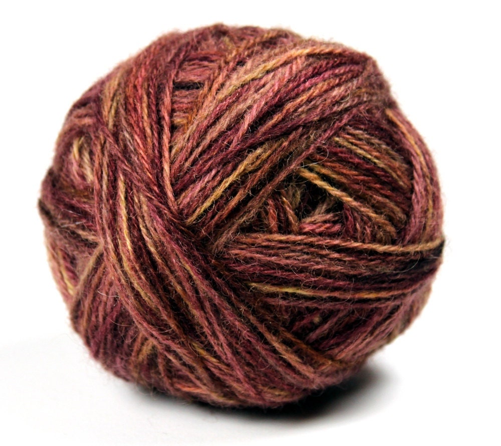 SALE - Hand Dyed Pure Wool Knitting Yarn