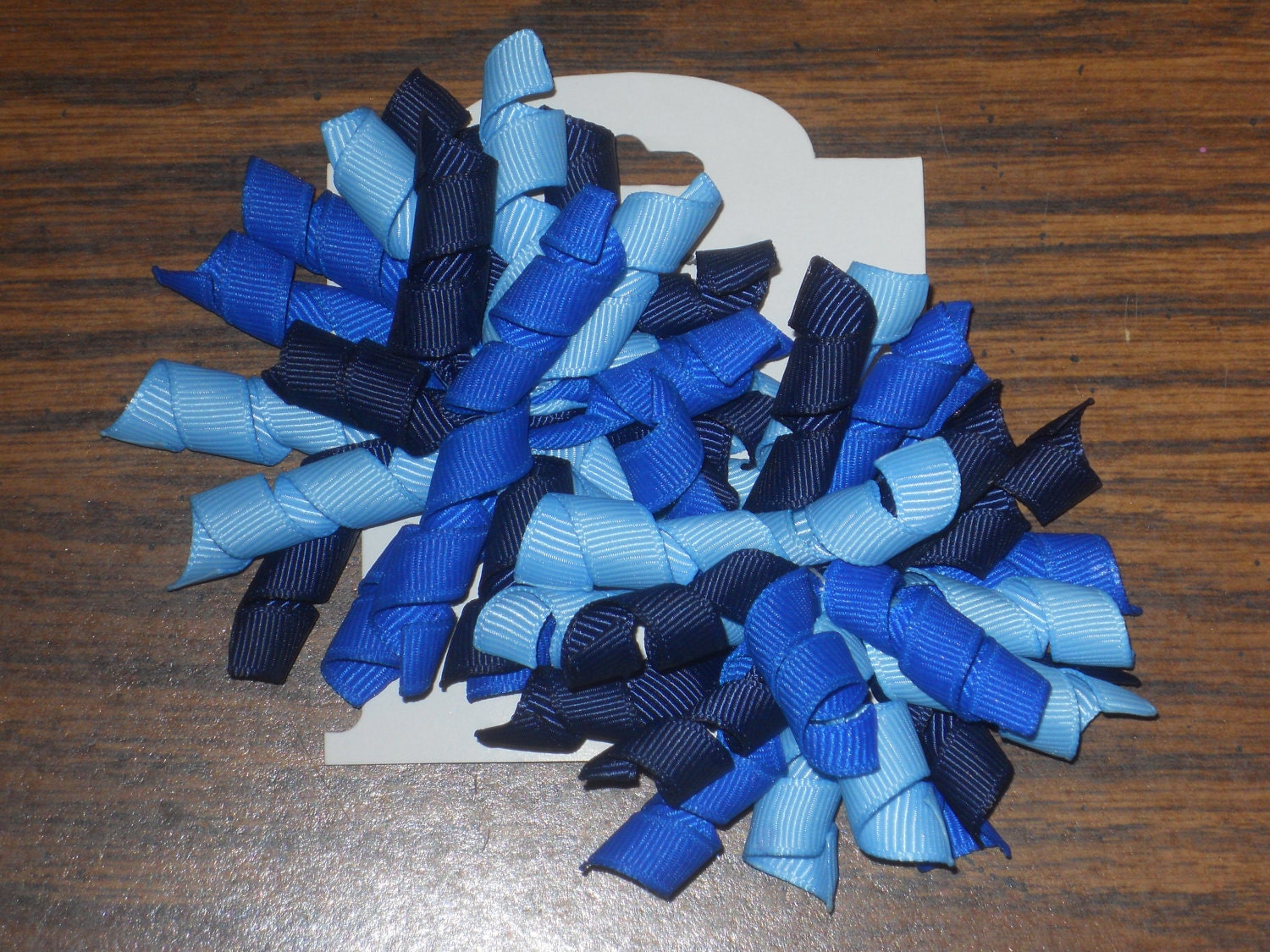 Korker Hair Bow Set - True Blue
