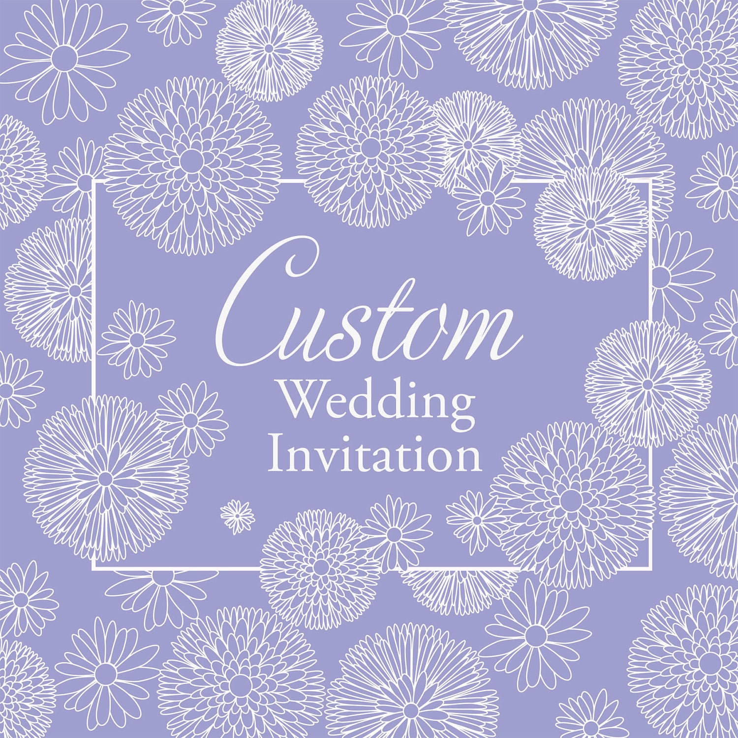 Custom Wedding Invitations (Deposit)