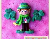 Lucky Leprechaun polymer clay set