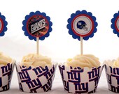 Super Bowl Cupcake Kit New York Giants