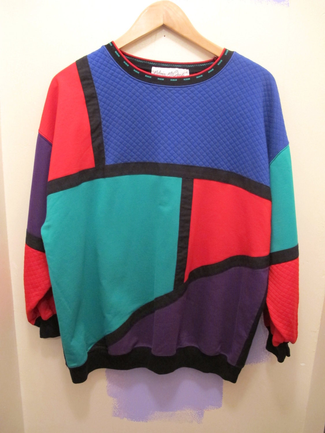 Color Block Sweatshirt 1980s