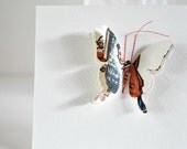 Gift Card Vintage Storybook Girl 3D Butterfly