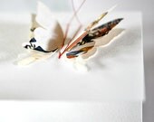Gift Card Vintage Storybook Girl 3D Butterfly
