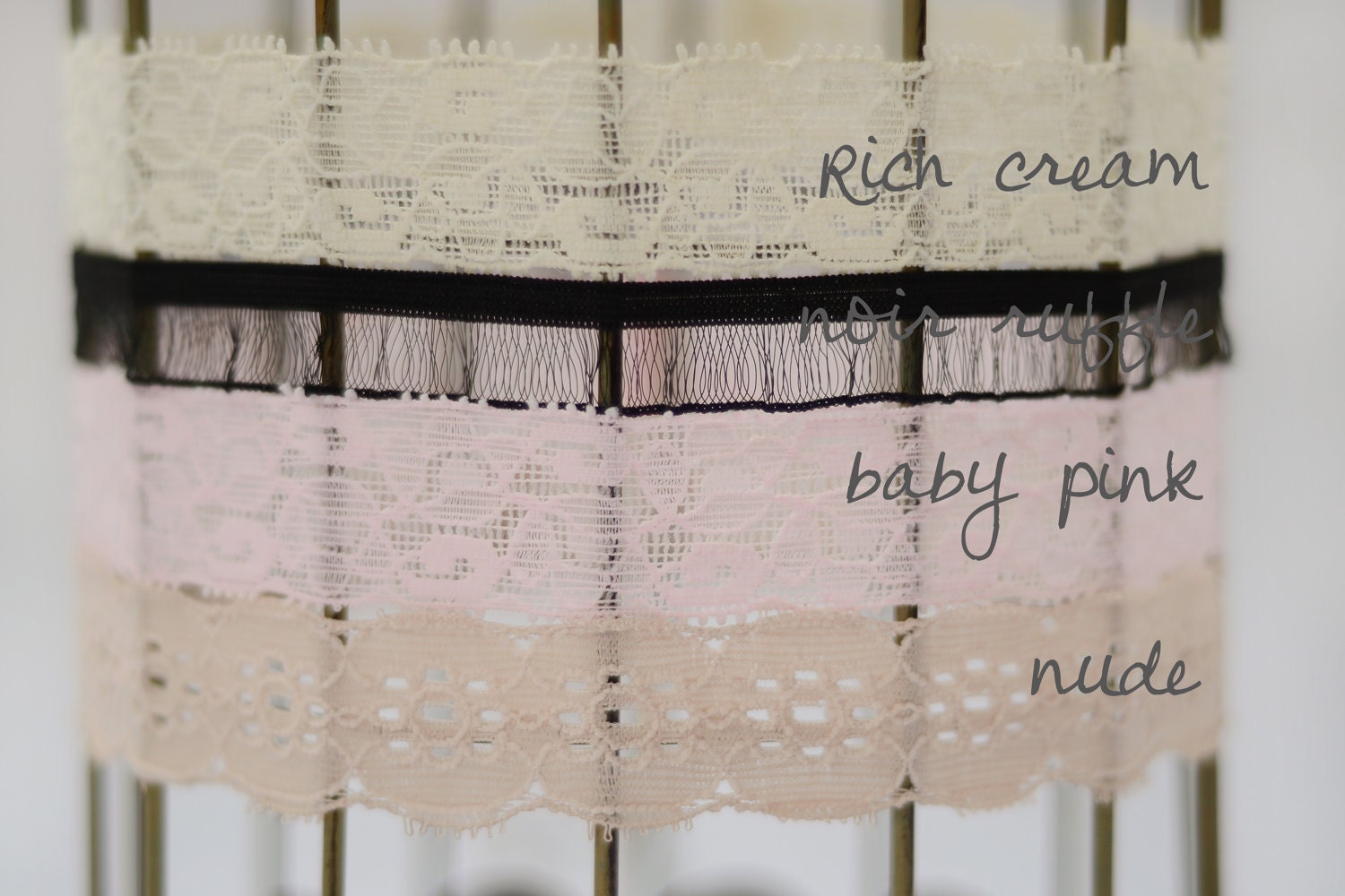 You Choose Interchangable Stretch Lace Headband Base  Infants Babies Adults