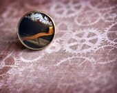 20% OFF Sale Fine Art Photo Jewelry Ring - Childhood Lost - Large - original photography Autumn Fall - Thanksgiving - ready to ship - Valen