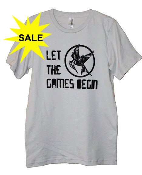 SALE - Let The Games Begin Mens/Unisex Shirt SIZE XXL