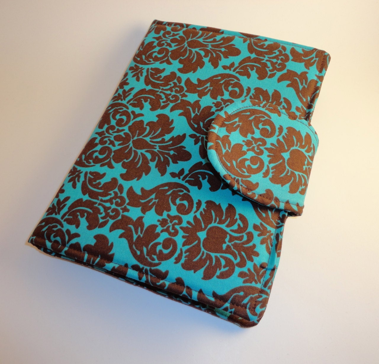 Kindle Cover, Kindle 4 Cover, Kindle Touch cover, Aqua Damask Kindle case, Nook Cover, Kobo Cover, Sony Cover,Free First Class Shipping