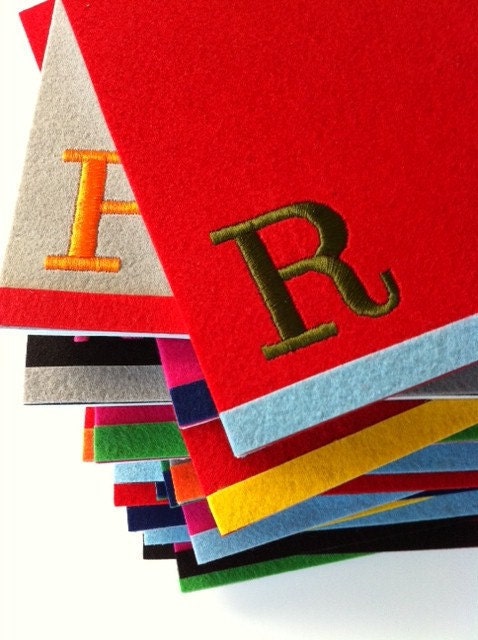 NEW Personalized Mouse FeltPad (your choice of color)