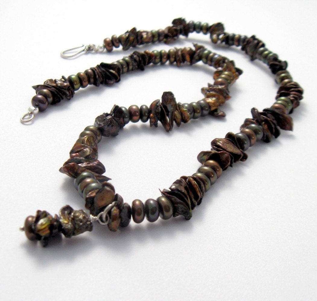 Chocolate Pearl Necklace
