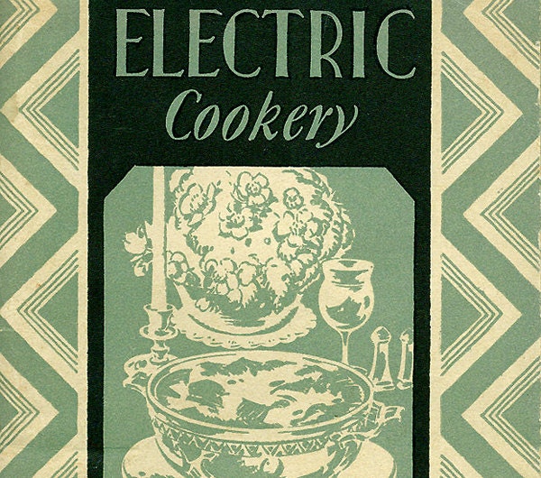 Recipe Booklet HOTPOINT ELECTRIC RANGE 1920s Vintage Cookbook