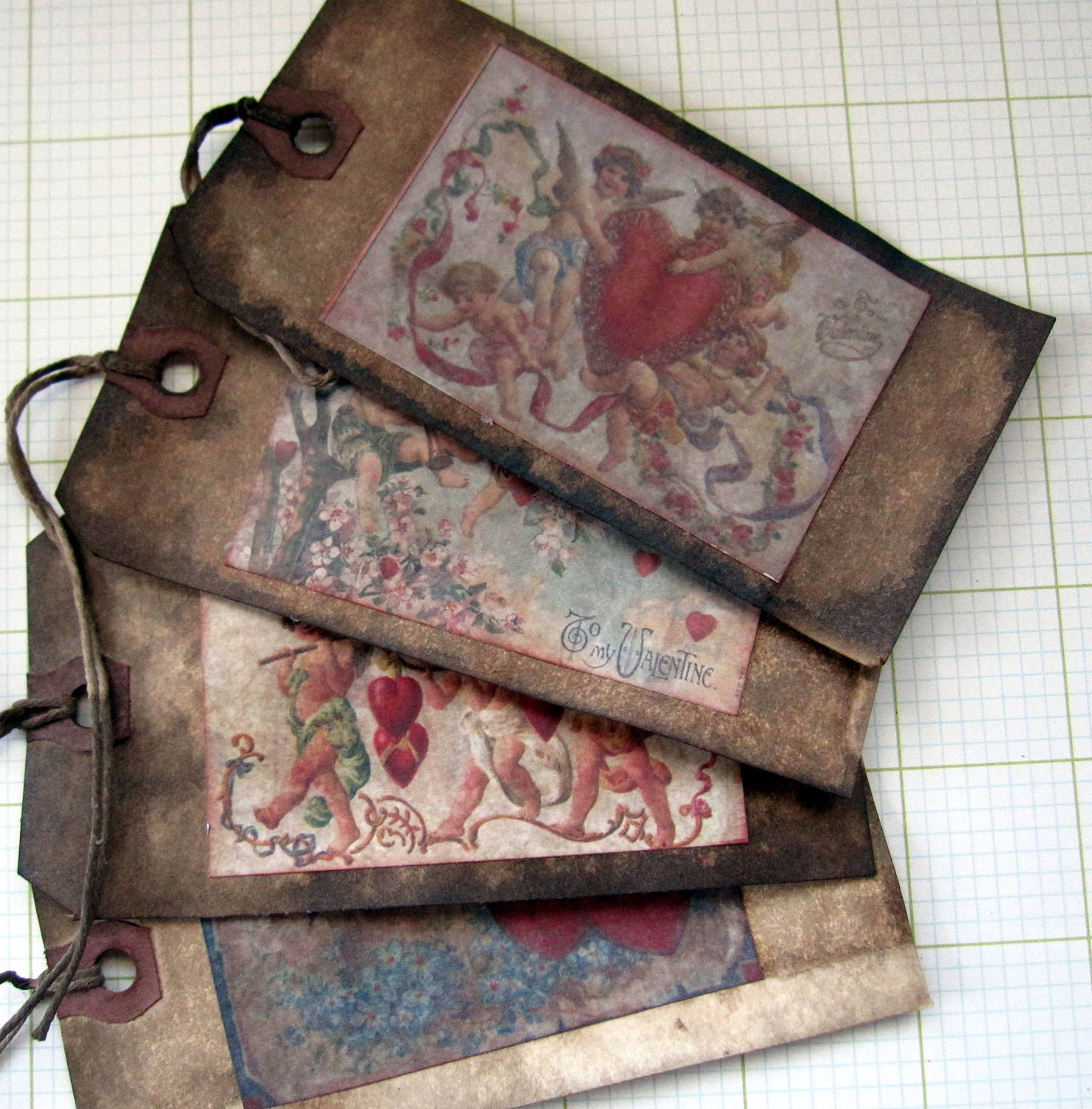 Primitive Valentine, Valentine Tags, Primitive Tags, Gifts, Decoration, cssteam, ofg team