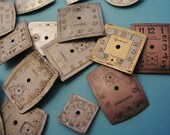 vintage watch faces watch dials lot of 23 steampunk watch parts E108H