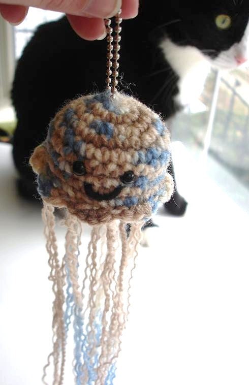 Jellyfish Plush Keychain