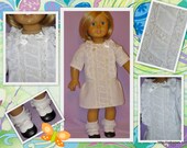 American Girl Doll Kit Easter Lace Dress, Shoes, Socks