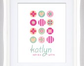 Buttons Custom Wall Art 8x10, Printable Il_170x135