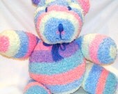Reserve Listing for Ashley, Large Squishy Whooshy Knit  Bear Toy