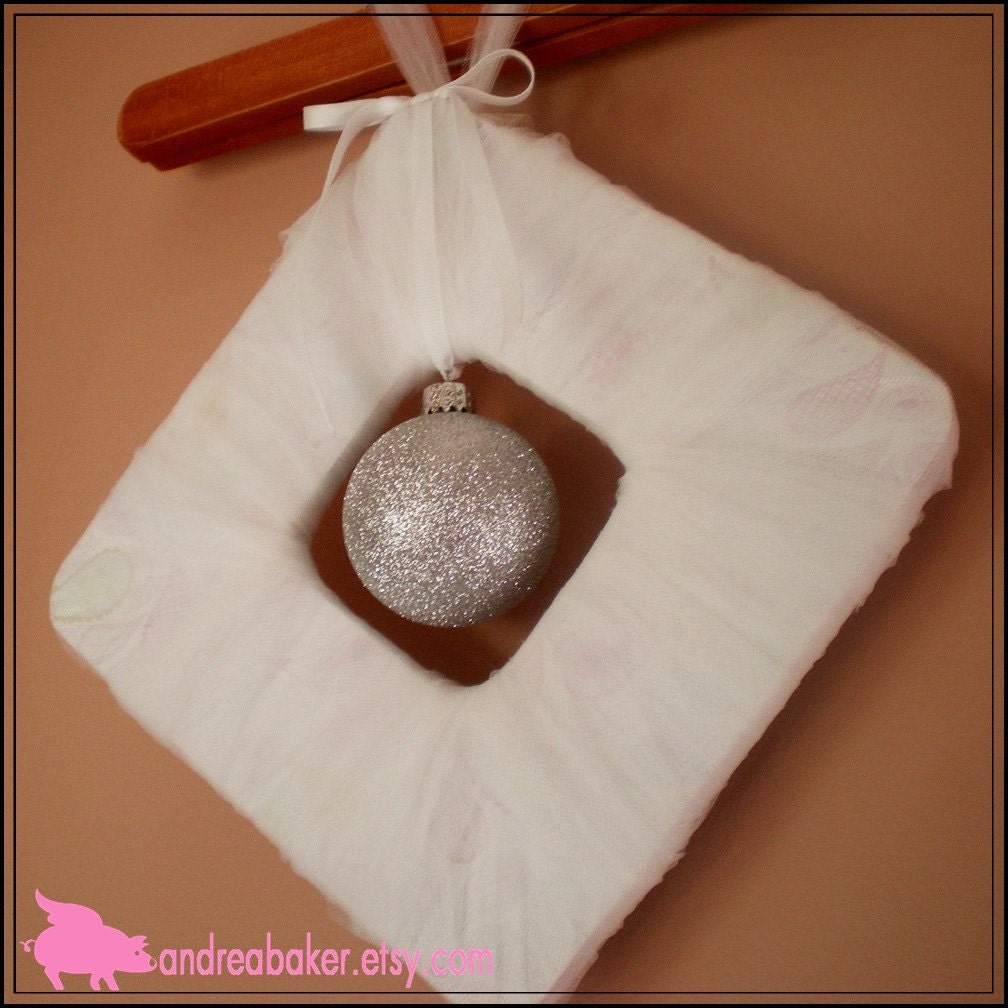 Holiday Frame Wreath, Stacy a OOAK Wall Hanging