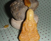 ON SALE For the Love of Tranquility         (Carved Jade Necklace)