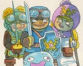 Dragon Warrior II - original NES illustration