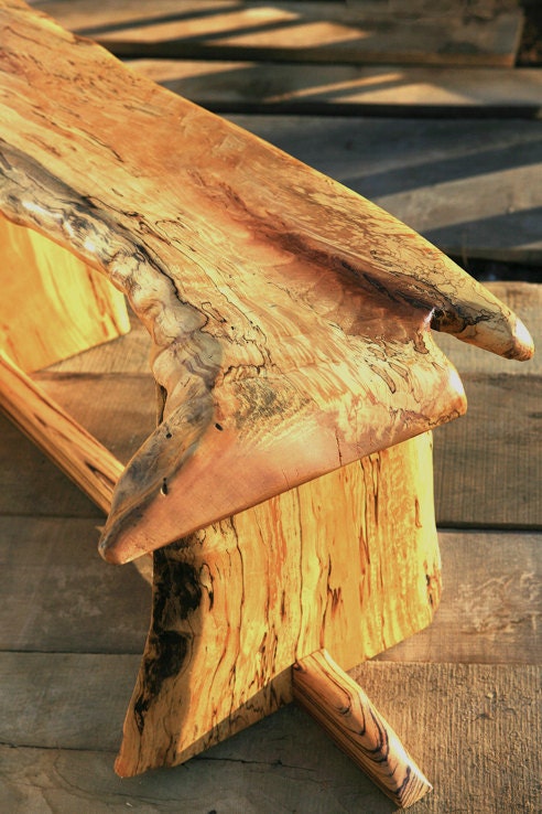 Live Edge Birch Slab Coffee Table