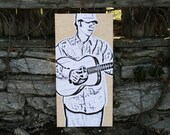 Man Playing Guitar Original Art