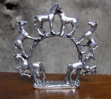 Horse Napkin Rings Set of 4