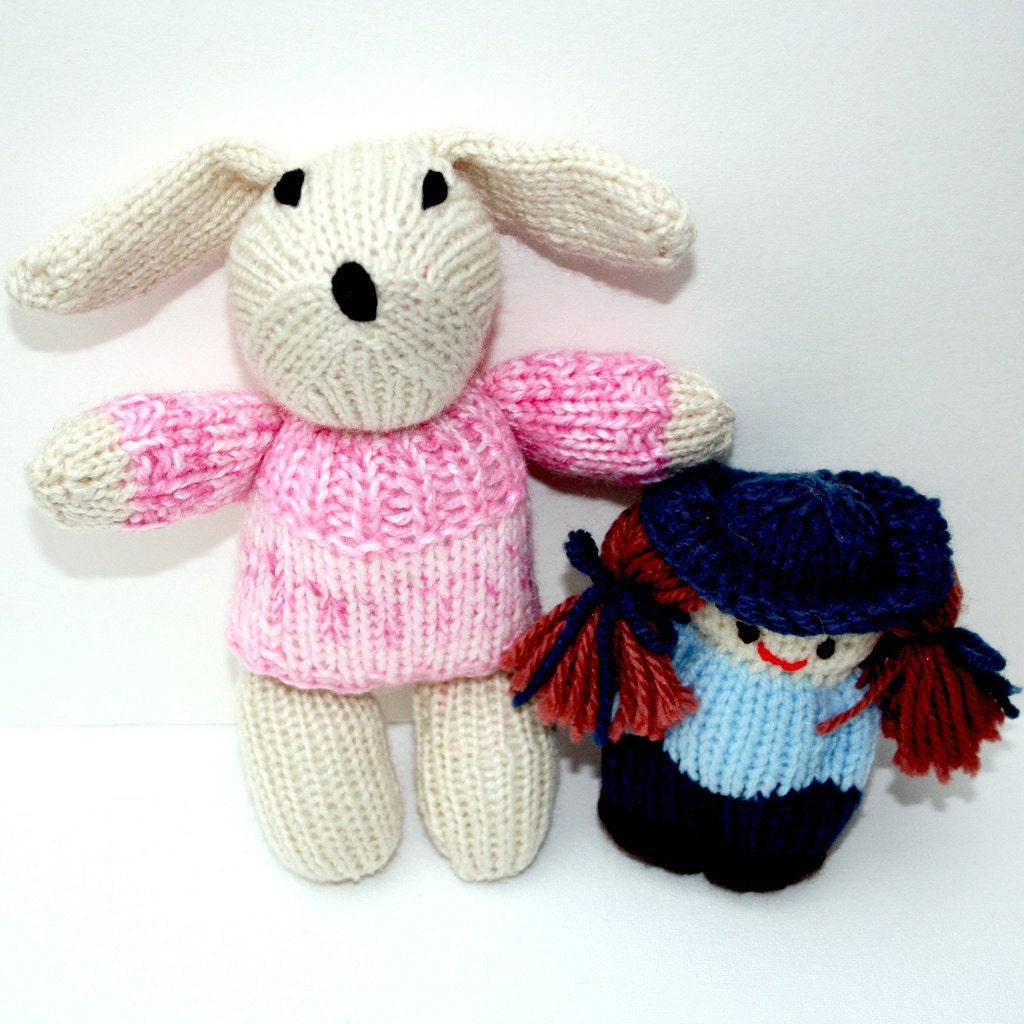 Sock Puppy, Pouch Doll and Sidekick Annie, Puppy Toy, Ready to Adopt