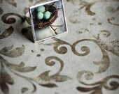 20% OFF Sale Large Photo Jewelry Ring - A Place to Call Home - original photography - ready to ship - Valentines Day