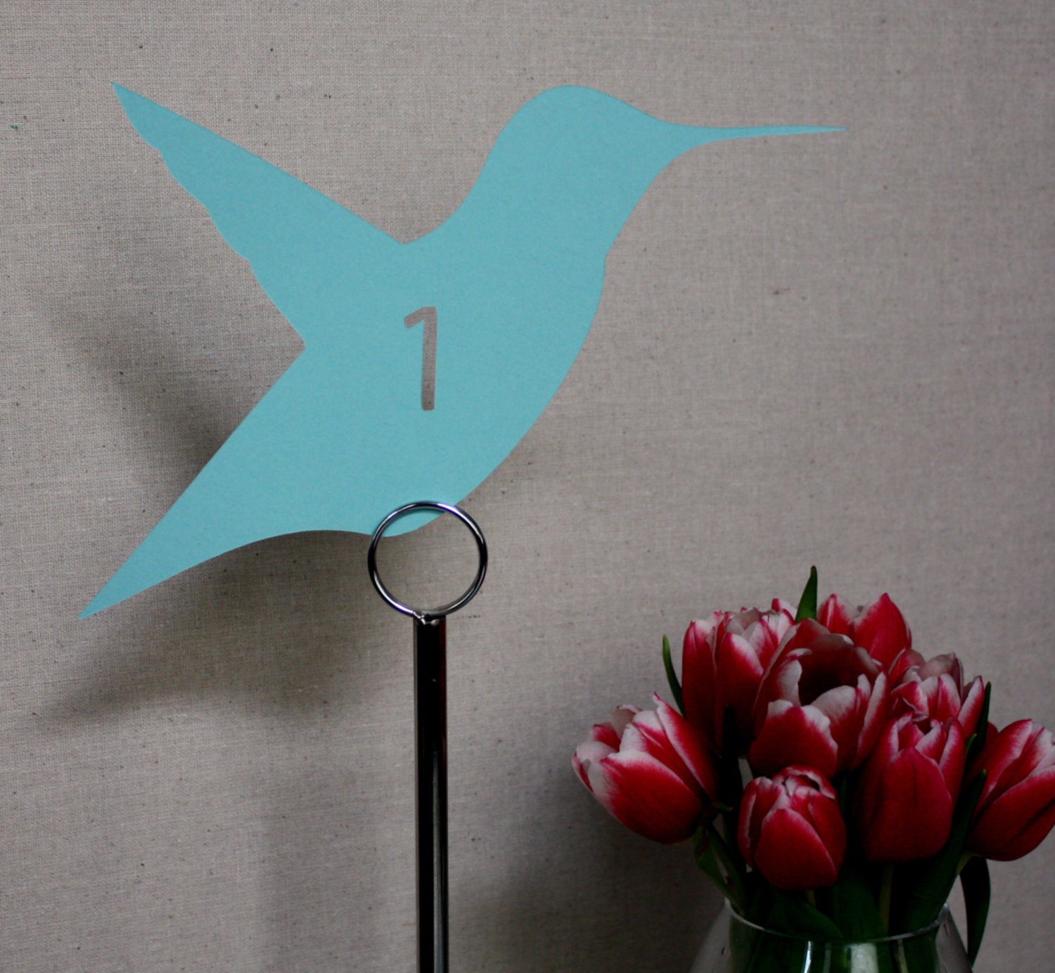 Hummingbird Table Numbers, 1 through 10