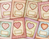 Valentines day cards, Valentine printables. Digital Love Cards, Love Notes, Note Cards, Little Surprise, Vintage Love Notes.(8) Rusteam
