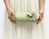 Green Clutch for Spring or Summer Wedding CUSTOM ORDER