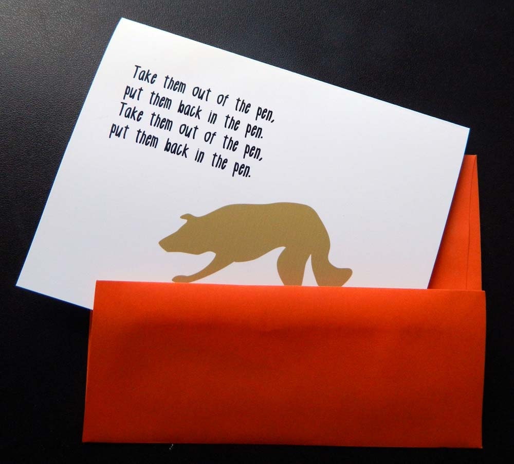 Funny border collie card - for dog lovers (WG 190)
