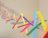 Confetti Paper Garland - Party Garland - Birthdays - Celebrations - Rainbow Garland