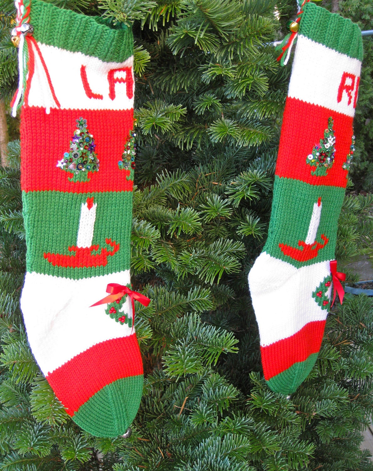1950's Style Christmas Stocking